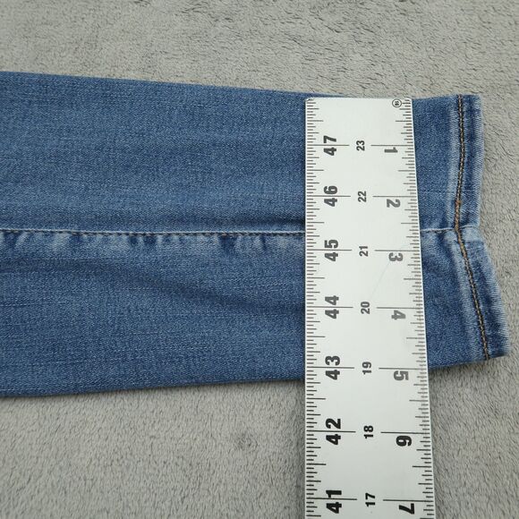 American Eagle Jeans Women's Size 14R Blue Super High-Rise Jegging 29" Inseam - Picture 5 of 16
